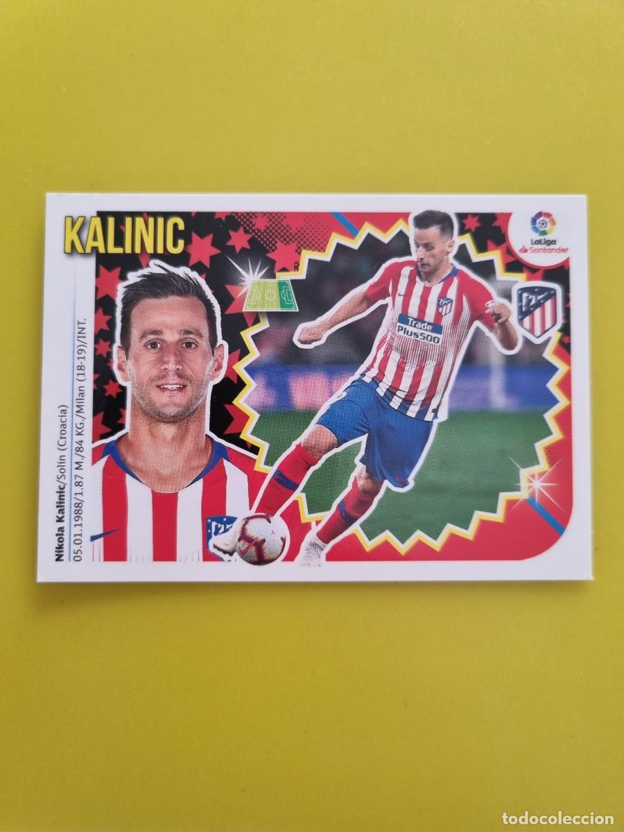 Coleccionismo cromos antiguos: ESTE 18 19 2018 2019 NO PEGADO SIN PEGAR KALINIC ATL DE MADRID N&ordm;48 ULTIMOS FICHAJES AR826