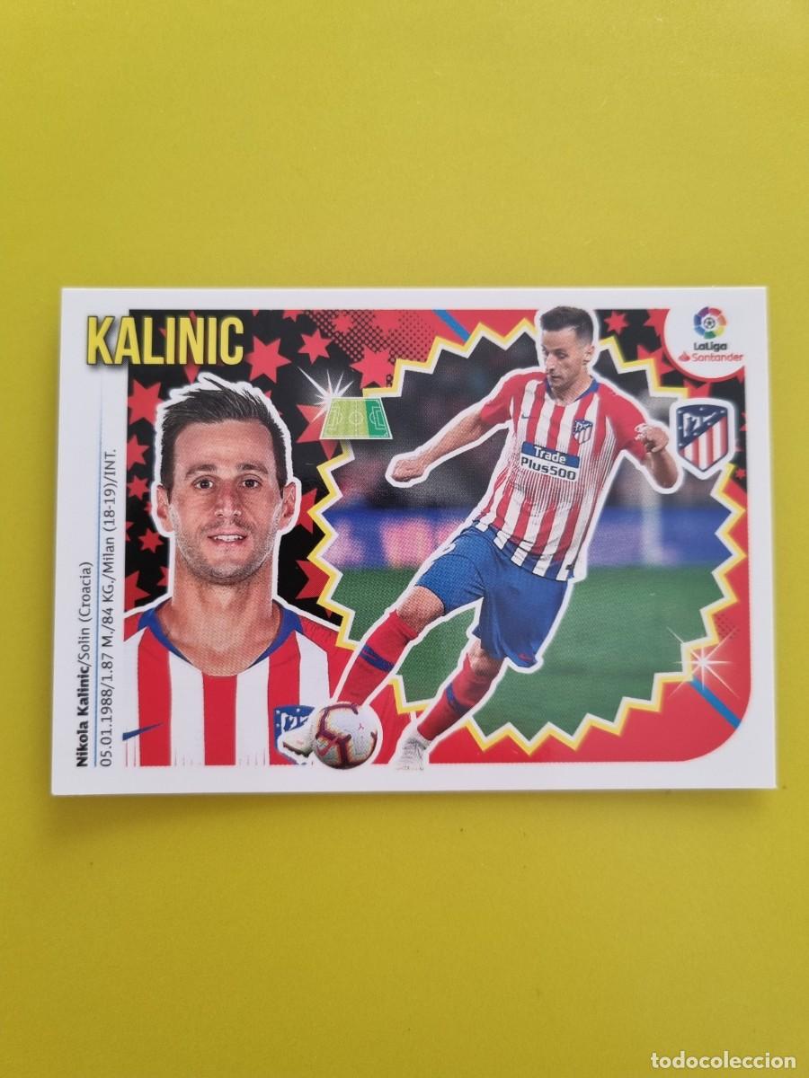 Coleccionismo cromos antiguos: ESTE 18 19 2018 2019 NO PEGADO SIN PEGAR KALINIC ATL DE MADRID N&ordm;48 ULTIMOS FICHAJES AR826