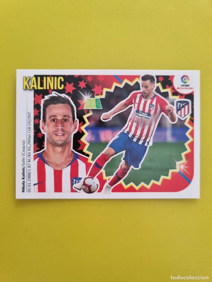 Coleccionismo cromos antiguos: ESTE 18 19 2018 2019 NO PEGADO SIN PEGAR KALINIC ATL DE MADRID N&ordm;48 ULTIMOS FICHAJES AR826