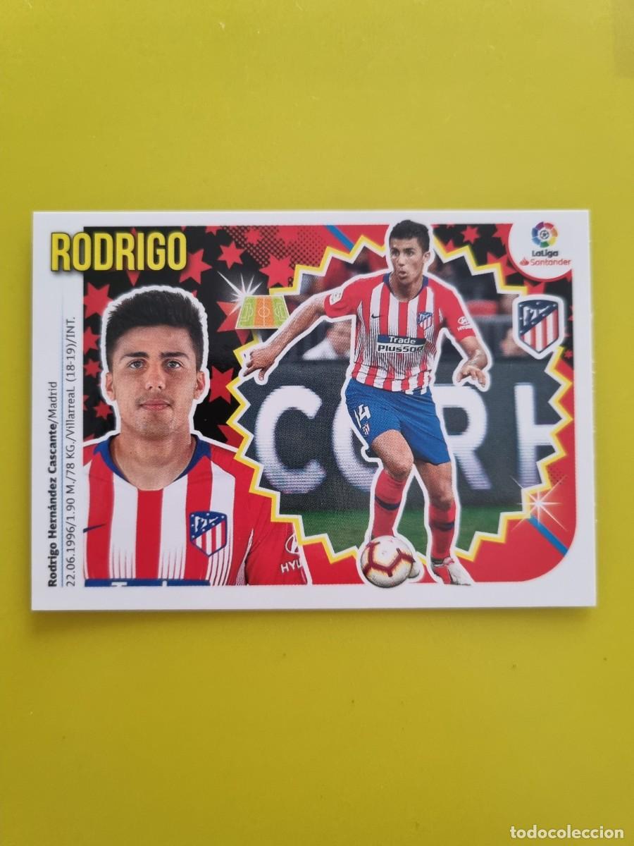 Coleccionismo cromos antiguos: ESTE 18 19 2018 2019 NO PEGADO SIN PEGAR RODRIGO ATL DE MADRID N&ordm;9 COLOCA AR826