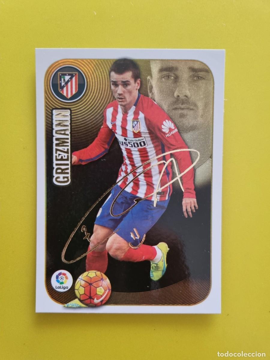 Coleccionismo cromos antiguos: ESTE 16 17 2016 2017 NO PEGADO SIN PEGAR GRIEZMANN ATL DE MADRID N&ordm;7 SERIE ORO AR826