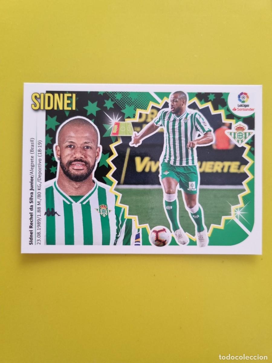 Coleccionismo cromos antiguos: ESTE 18 19 2018 2019 NO PEGADO SIN PEGAR SIDNEI REAL BETIS N&ordm;36 ULTIMOS FICHJES AR826
