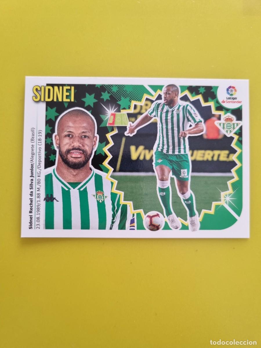 Coleccionismo cromos antiguos: ESTE 18 19 2018 2019 NO PEGADO SIN PEGAR SIDNEI REAL BETIS N&ordm;36 ULTIMOS FICHJES AR826