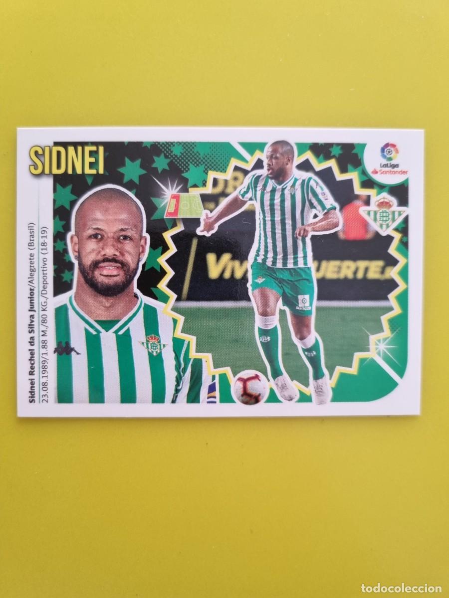 Coleccionismo cromos antiguos: ESTE 18 19 2018 2019 NO PEGADO SIN PEGAR SIDNEI REAL BETIS N&ordm;36 ULTIMOS FICHJES AR826
