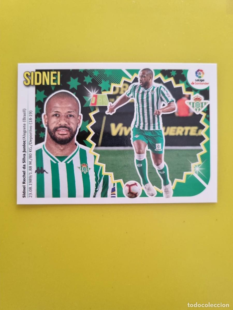 Coleccionismo cromos antiguos: ESTE 18 19 2018 2019 NO PEGADO SIN PEGAR SIDNEI REAL BETIS N&ordm;36 ULTIMOS FICHJES AR826