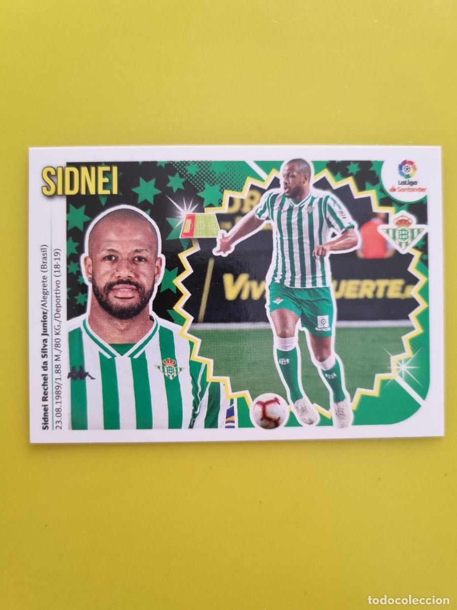 Coleccionismo cromos antiguos: ESTE 18 19 2018 2019 NO PEGADO SIN PEGAR SIDNEI REAL BETIS N&ordm;36 ULTIMOS FICHJES AR826