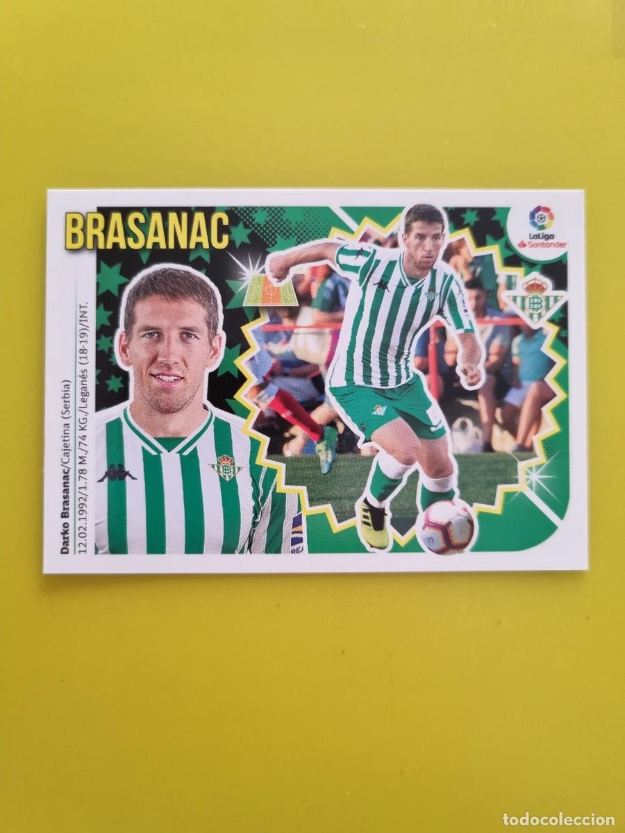 Coleccionismo cromos antiguos: ESTE 18 19 2018 2019 NO PEGADO SIN PEGAR BRASANAC REAL BETIS N&ordm;7B AR826