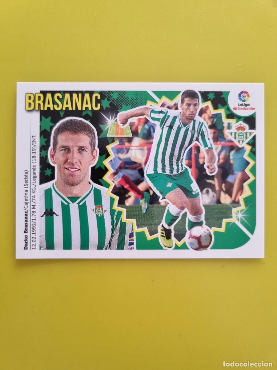Coleccionismo cromos antiguos: ESTE 18 19 2018 2019 NO PEGADO SIN PEGAR BRASANAC REAL BETIS N&ordm;7B AR826