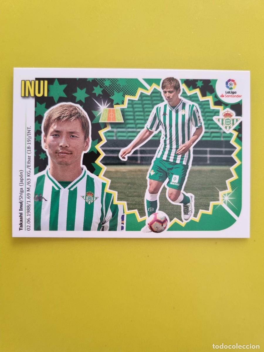 Coleccionismo cromos antiguos: ESTE 18 19 2018 2019 NO PEGADO SIN PEGAR INUI REAL BETIS N&ordm;12 COLOCA AR826