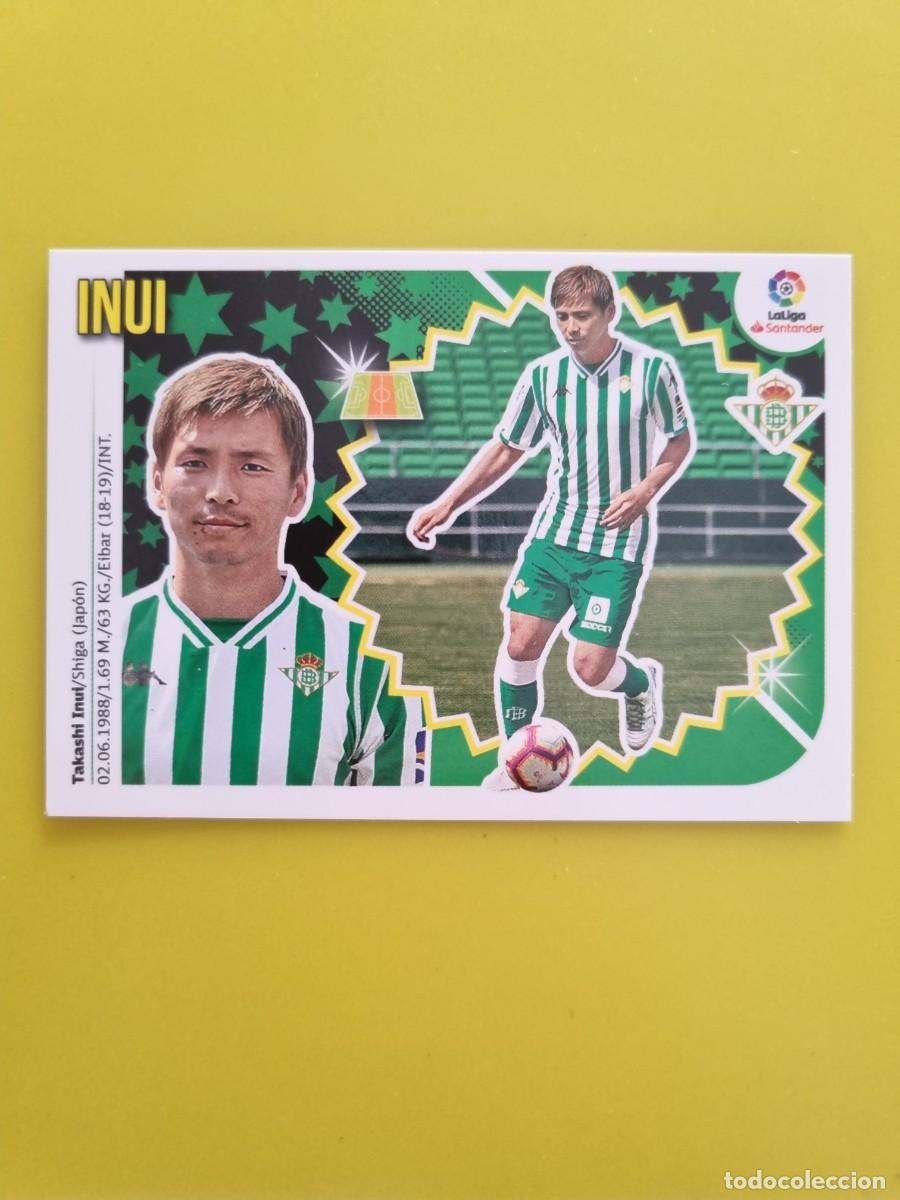 Coleccionismo cromos antiguos: ESTE 18 19 2018 2019 NO PEGADO SIN PEGAR INUI REAL BETIS N&ordm;12 COLOCA AR826