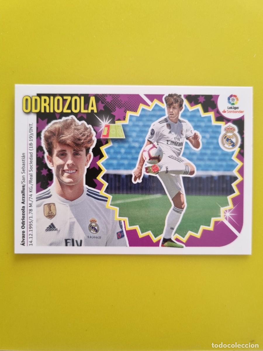 Coleccionismo cromos antiguos: ESTE 18 19 2018 2019 NO PEGADO SIN PEGAR ODRIOZOLA REAL MADRID N&ordm;7 ULTIMOS FICHAJES AR826