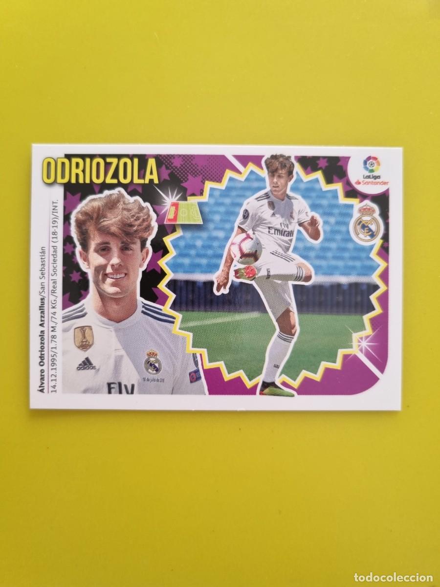 Coleccionismo cromos antiguos: ESTE 18 19 2018 2019 NO PEGADO SIN PEGAR ODRIOZOLA REAL MADRID N&ordm;7 ULTIMOS FICHAJES AR826
