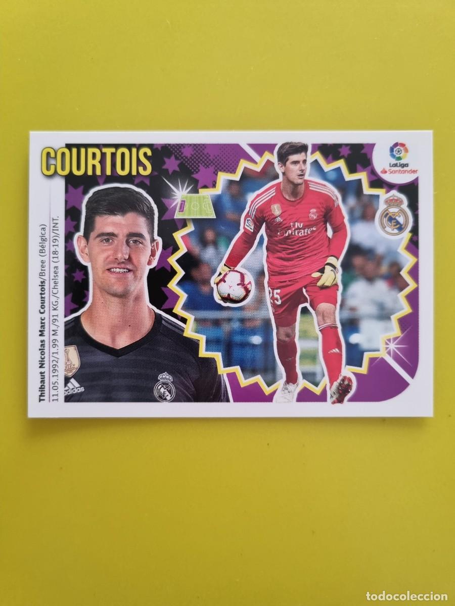 Coleccionismo cromos antiguos: ESTE 18 19 2018 2019 NO PEGADO SIN PEGAR COURTOIS REAL MADRID N&ordm;59 ULTIMOS FICHAJESAR826
