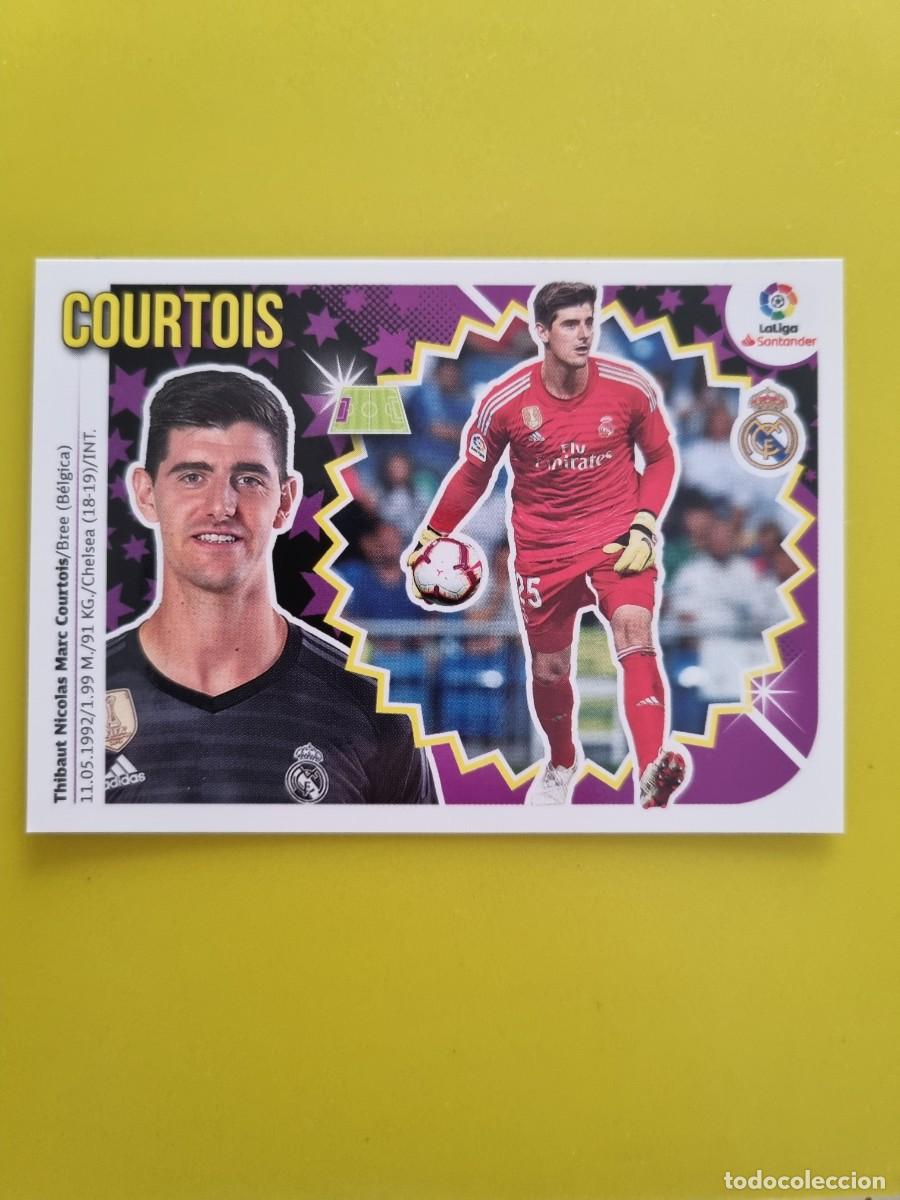 Coleccionismo cromos antiguos: ESTE 18 19 2018 2019 NO PEGADO SIN PEGAR COURTOIS REAL MADRID N&ordm;59 ULTIMOS FICHAJES AR826