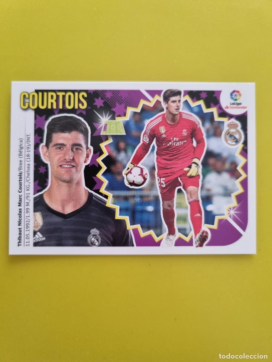 Coleccionismo cromos antiguos: ESTE 18 19 2018 2019 NO PEGADO SIN PEGAR COURTOIS REAL MADRID N&ordm;59 ULTIMOS FICHAJES AR826