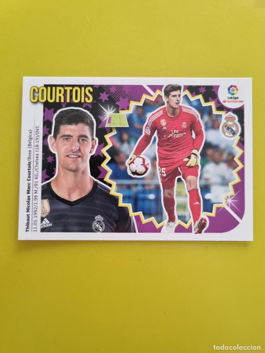 Coleccionismo cromos antiguos: ESTE 18 19 2018 2019 NO PEGADO SIN PEGAR COURTOIS REAL MADRID N&ordm;59 ULTIMOS FICHAJES AR826