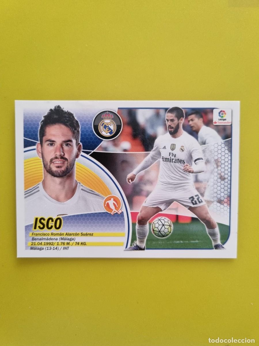 Coleccionismo cromos antiguos: ESTE 16 17 2016 2017 NO PEGADO SIN PEGAR ISCO REAL MADRID N&ordm;11A AR826