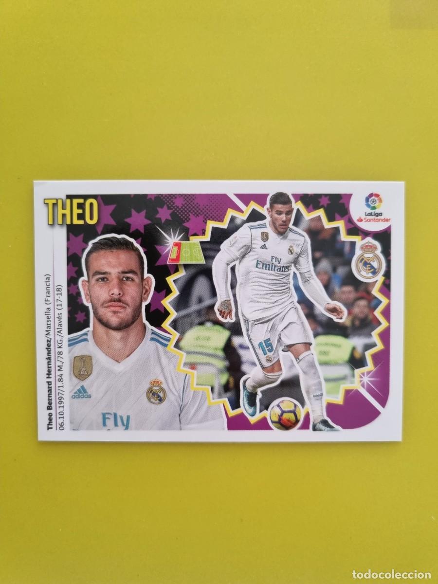 Coleccionismo cromos antiguos: ESTE 18 19 2018 2019 NO PEGADO SIN PEGAR THEO REAL MADRID N&ordm;7B AR826