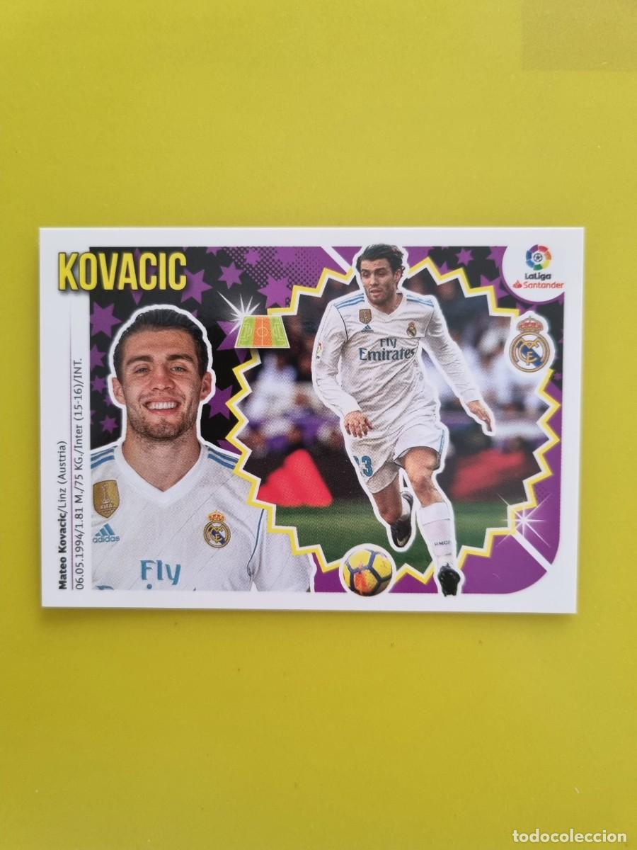 Coleccionismo cromos antiguos: ESTE 18 19 2018 2019 NO PEGADO SIN PEGAR KOVACIC REAL MADRID N&ordm;11B AR826