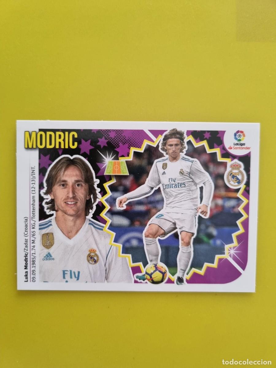 Coleccionismo cromos antiguos: ESTE 18 19 2018 2019 NO PEGADO SIN PEGAR MODRIC REAL MADRID N&ordm;10 AR826