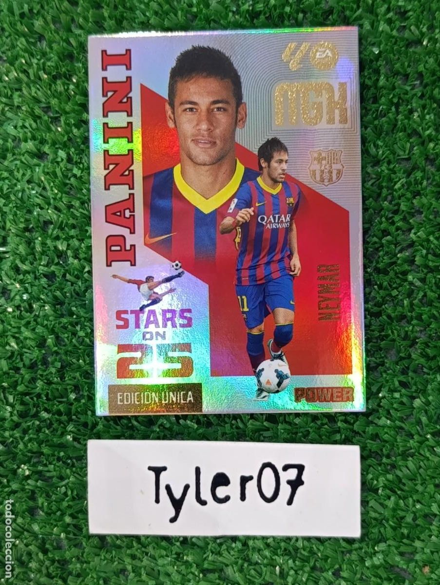 Collectionnisme Cartes &agrave; collectionner anciennes: NEYMAR BARCELONA POWER STARS ON 25 EDICION UNICA MEGACRACKS 2026 2027 26 27