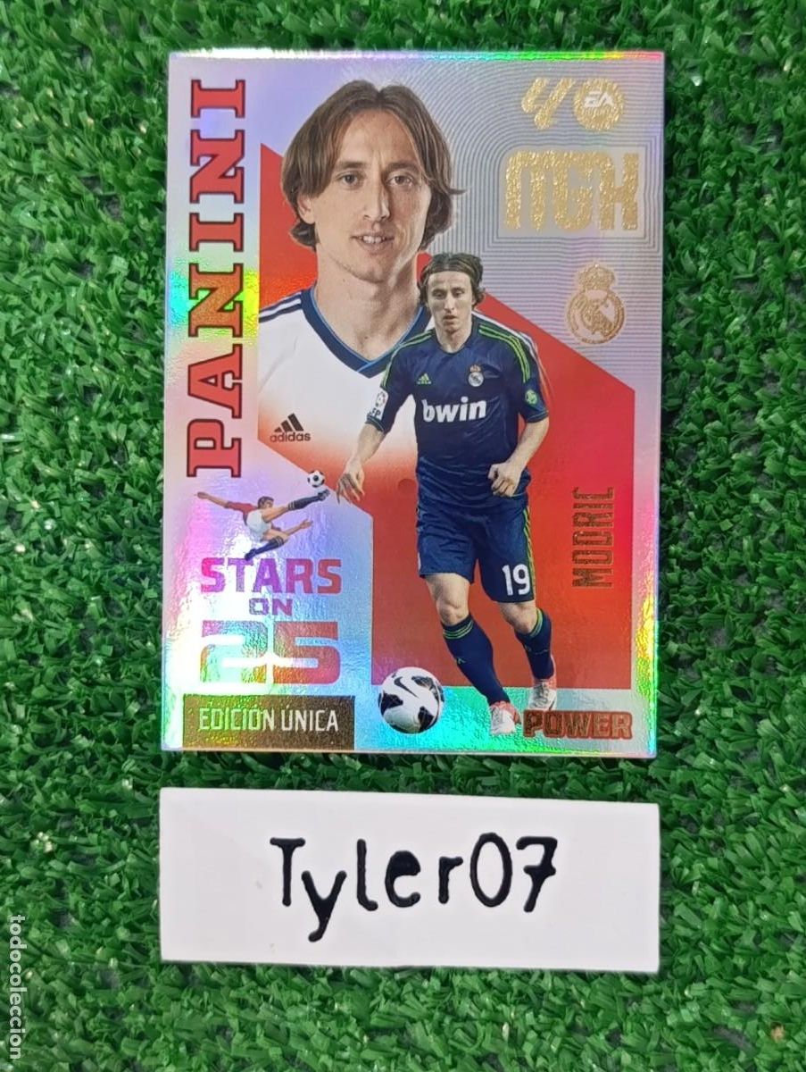 Coleccionismo cromos antiguos: MODRIC REAL MADRID POWER STARS ON 25 EDICION UNICA MEGACRACKS 2026 2027 26 27
