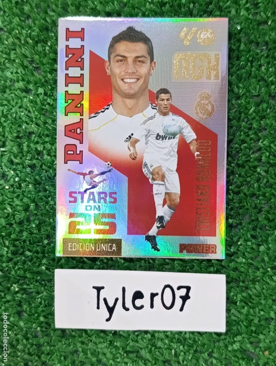 Colecionismo Cromos antigos: CRISTIANO RONALDO REAL MADRID POWER STARS ON 25 EDICION UNICA MEGACRACKS 2026 2027 26 27