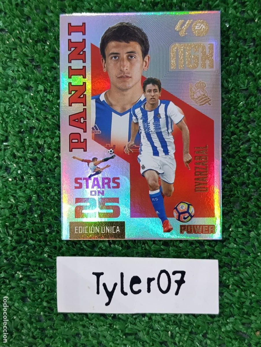 Coleccionismo cromos antiguos: OYARZABAL REAL SOCIEDAD POWER STARS ON 25 EDICION UNICA MEGACRACKS 2026 2027 26 27