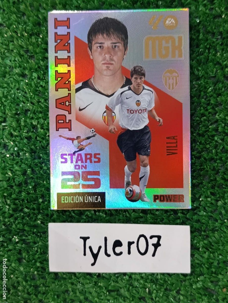 Coleccionismo cromos antiguos: VILLA VALENCIA POWER STARS ON 25 EDICION UNICA MEGACRACKS 2026 2027 26 27