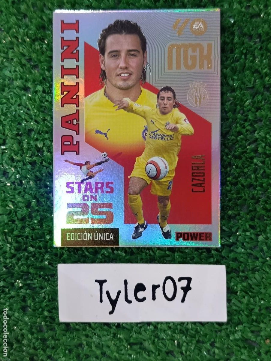 Coleccionismo cromos antiguos: CAZORLA VILLARREAL POWER STARS ON 25 EDICION UNICA MEGACRACKS 2026 2027 26 27