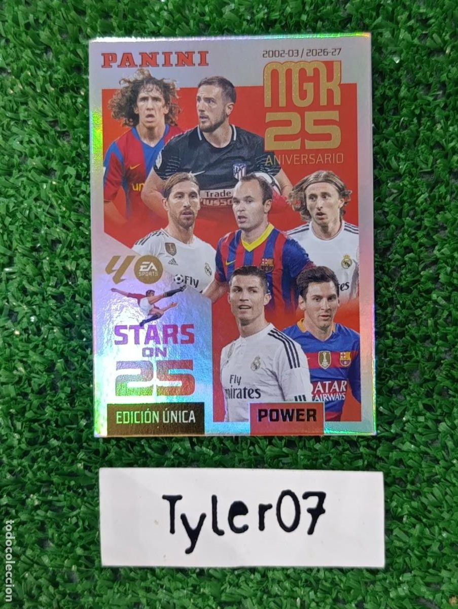 Coleccionismo cromos antiguos: 425P 25 ANIVERSARIO POWER STARS ON 25 EDICION UNICA MEGACRACKS 2026 2027 26 27
