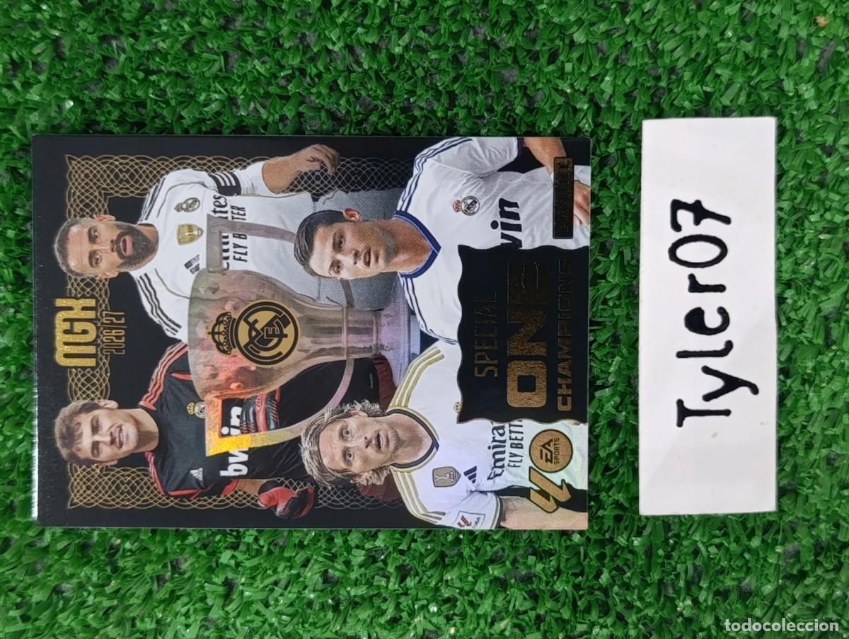 Coleccionismo cromos antiguos: REAL MADRID SPECIAL ONE CHAMPIONS MEGACRACKS 2026 2027 26 27