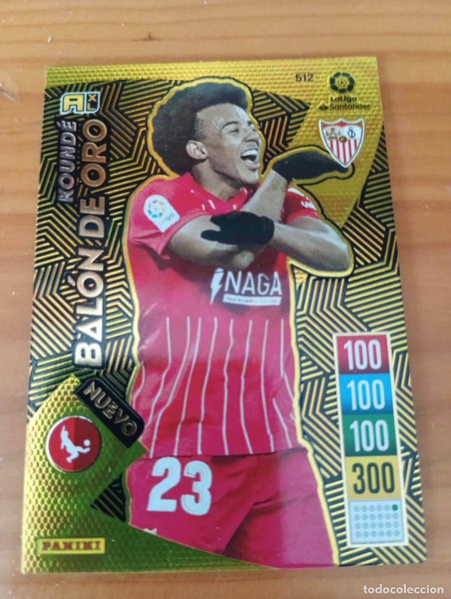 Coleccionismo cromos antiguos: N&ordm; 512 KOUNDE - ADRENALYN 21 22 - PANINI 2021 - 22 - CROMO - NUEVO BALON DE ORO