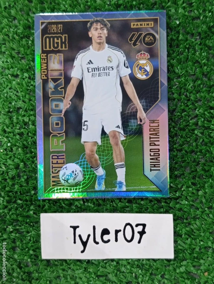 Coleccionismo cromos antiguos: THIAGO PITARCH REAL MADRID MASTER ROOKIE POWER 419P MEGACRACKS 2026 2027 26 27