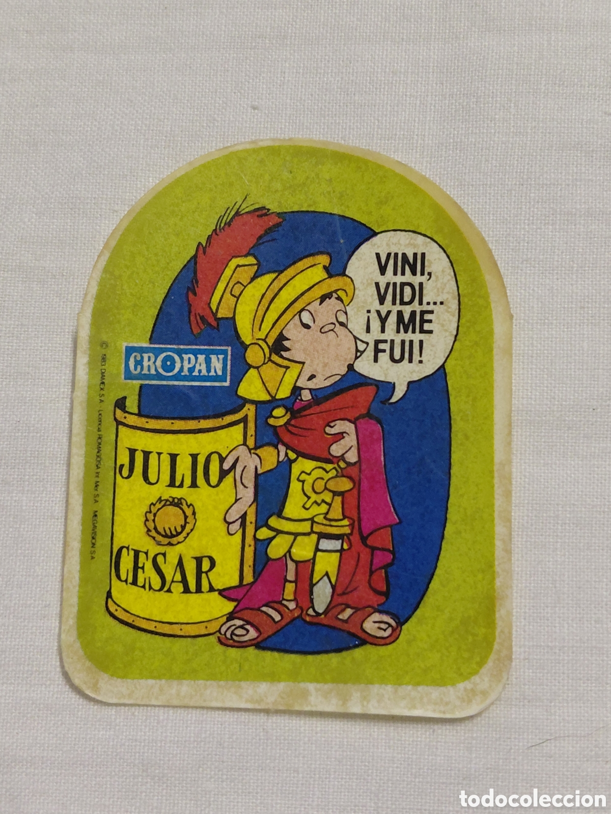 Coleccionismo cromos antiguos: CROMO PEGATINA CROPAN PASTELITO SERIE CANTIFLAS.LE FALTA LA TRASERA