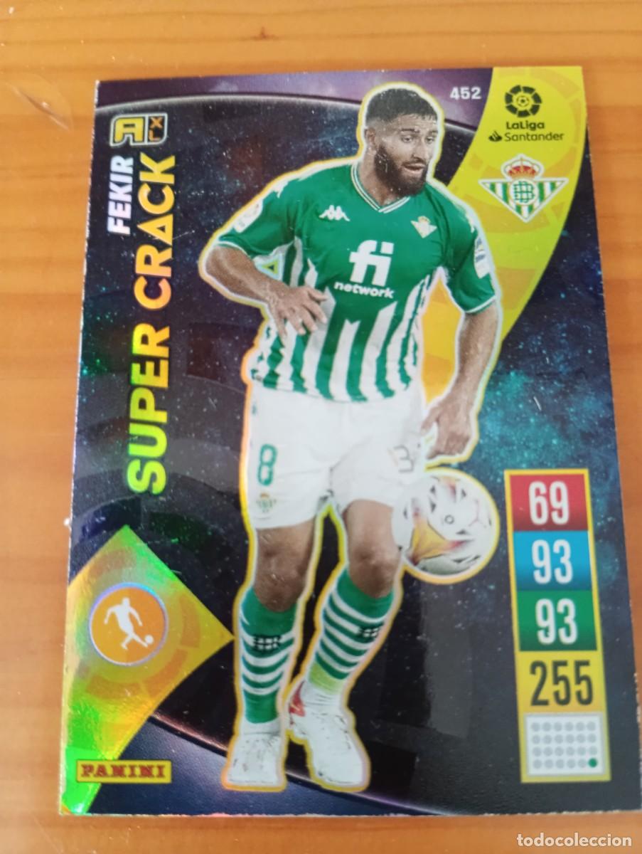 Coleccionismo cromos antiguos: FEKIR N&ordm; 452 / SUPER CRACK (REAL BETIS) ADRENALYN XL 2021 2022 PANINI 21 22