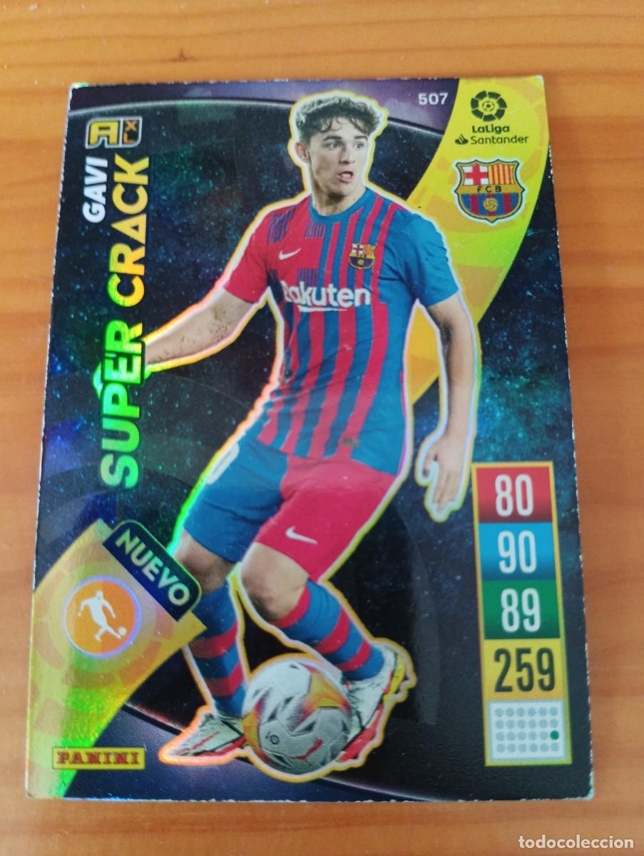 Coleccionismo cromos antiguos: GAVI N&ordm; 507 ROOKIE NUEVO SUPER CRACK (BARCELONA) ADRENALYN 2021 2022 PANINI 21 22