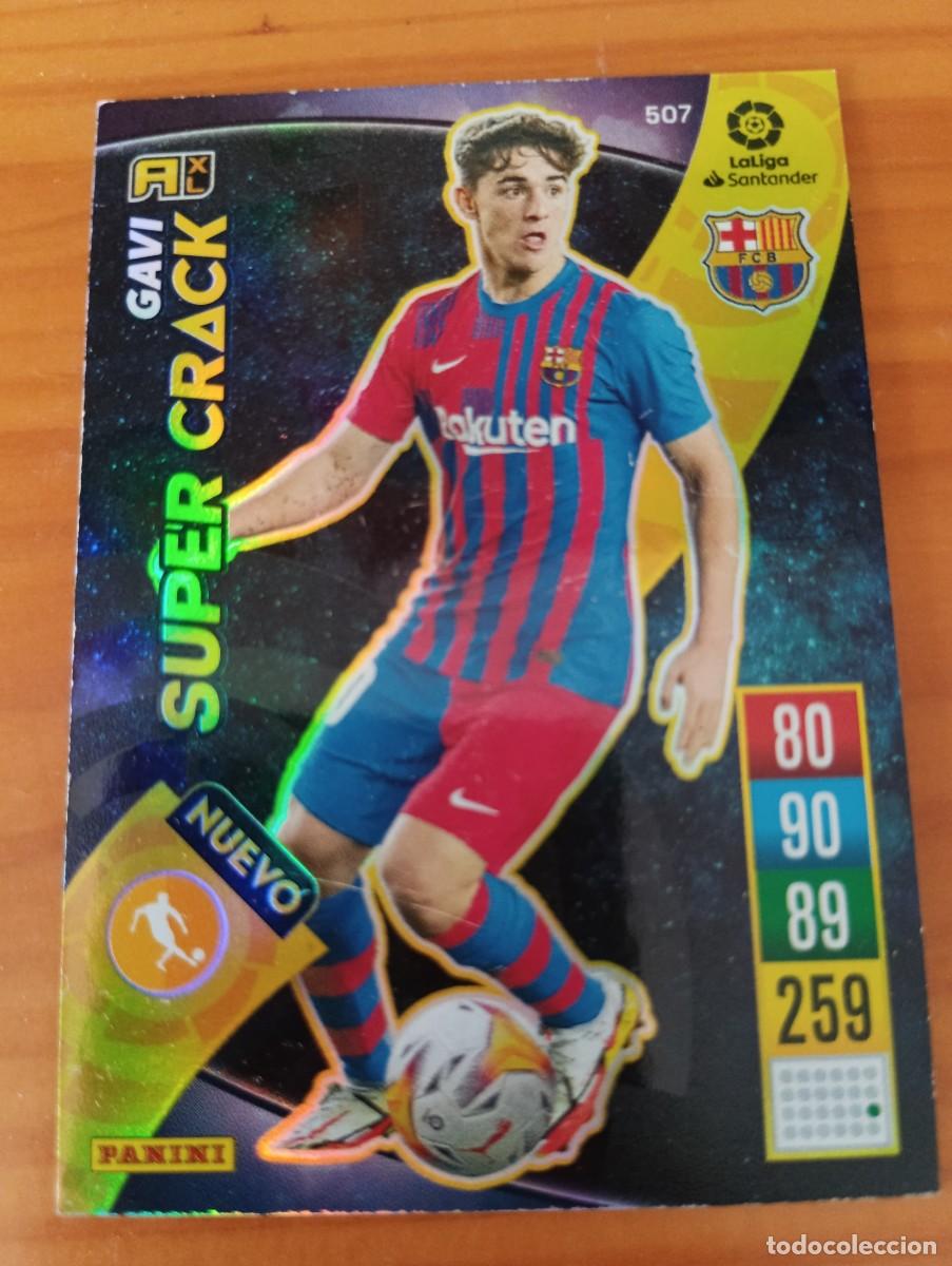 Coleccionismo cromos antiguos: GAVI N&ordm; 507 ROOKIE NUEVO SUPER CRACK (BARCELONA) ADRENALYN 2021 2022 PANINI 21 22