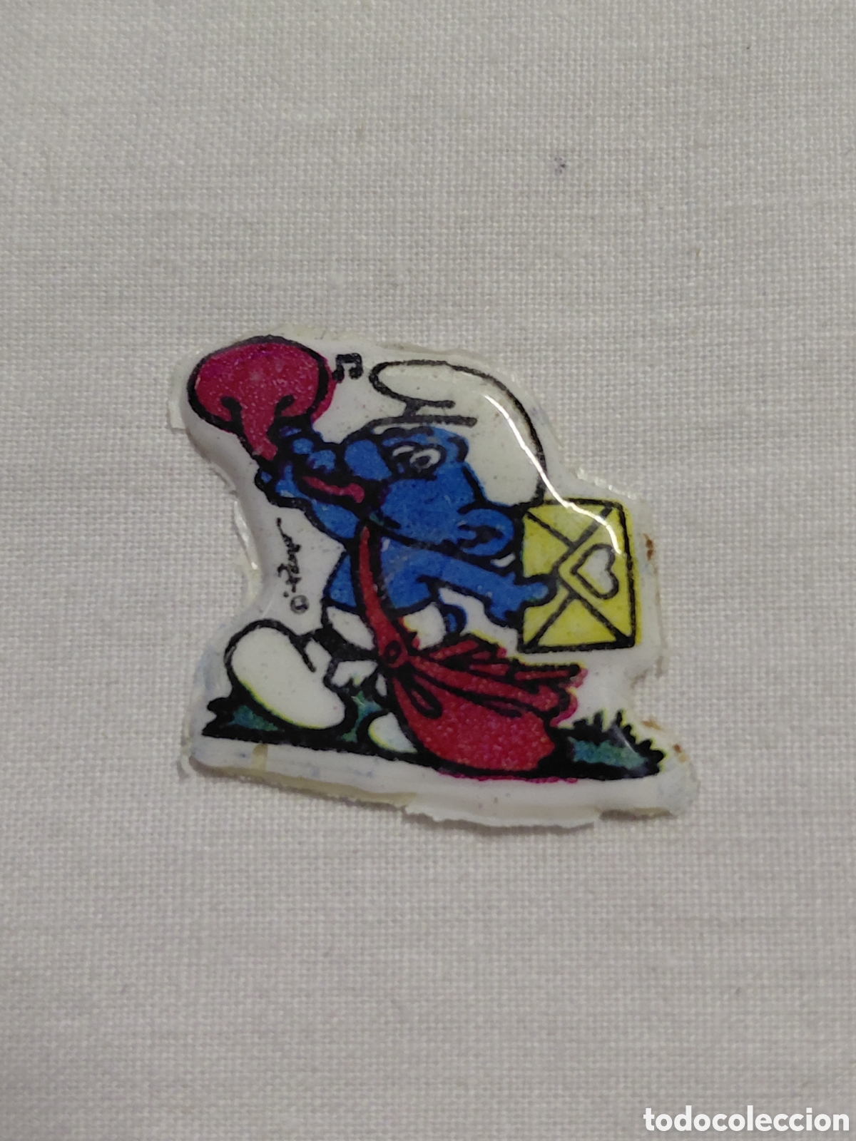 Coleccionismo cromos antiguos: CROMO MATUTANO PITUFO CARTERO.LE FALTA LA TRASERA