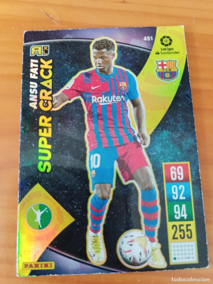 Sammeln alte Sammelbilder: FICHA N&ordm; 451 ANSU FATI ADRENALYN 21 22 PANINI 2021 - 22 CROMO SUPER CRACK