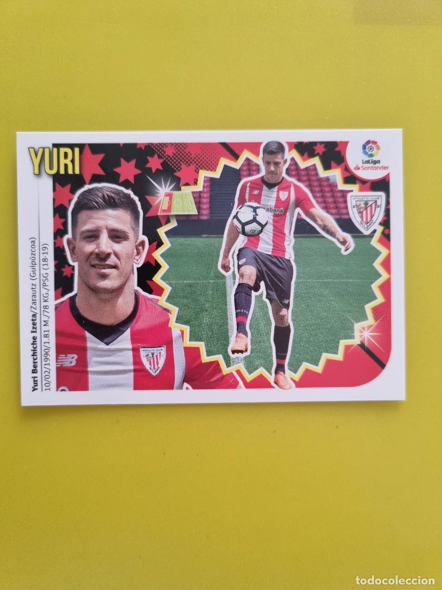 Coleccionismo cromos antiguos: ESTE 18 19 2018 2019 NO PEGADO SIN PEGAR YURI ATH BILBAO N&ordm;12 ULTIMOS FICHAJES AR826