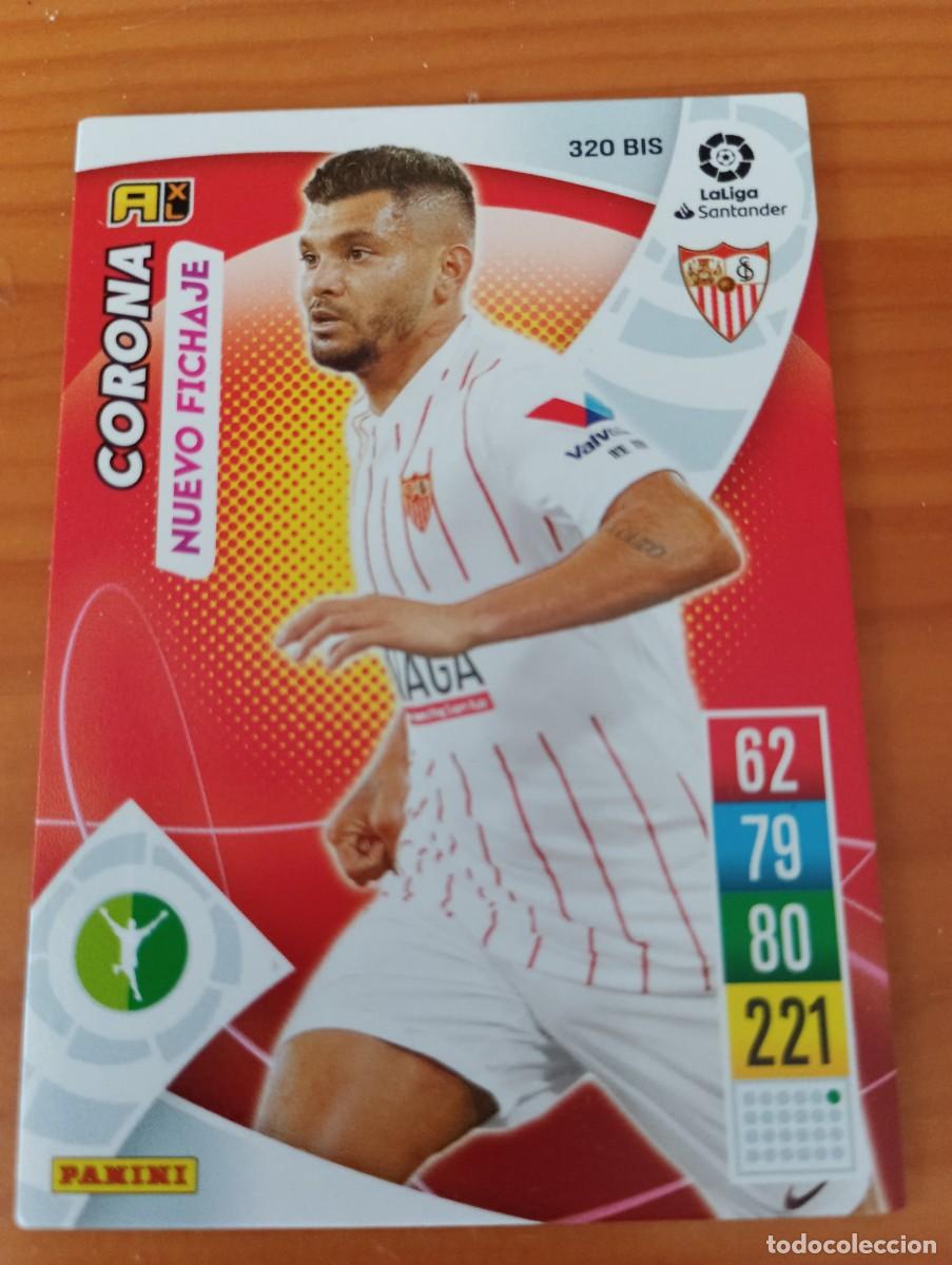 Coleccionismo cromos antiguos: ADRENALYN XL CORONA N&ordm; 320 BIS - NUEVO FICHAJE - SEVILLA FC - LIGA 2021/22 - PANINI