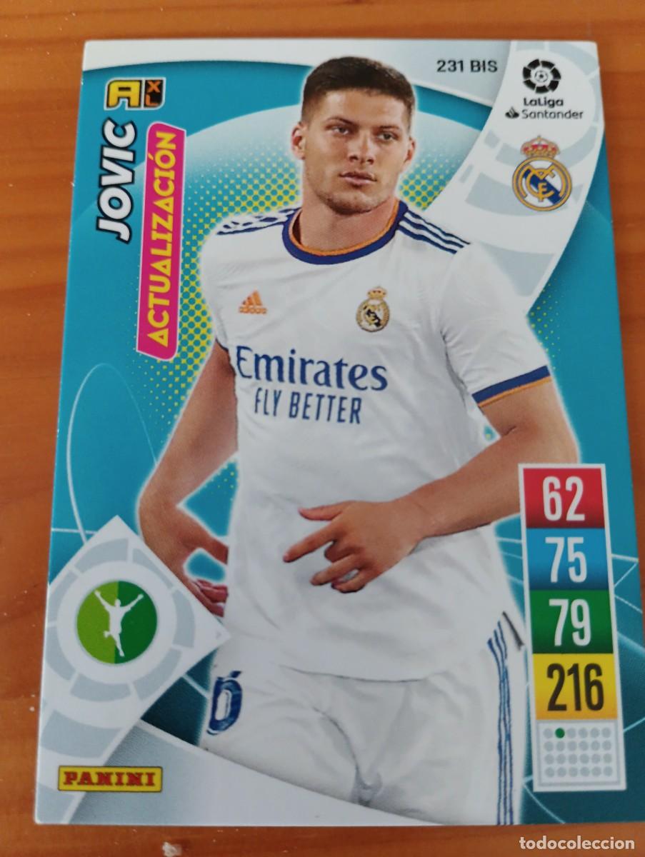 Coleccionismo cromos antiguos: FICHA N&ordm; 231 BIS - JOVIC - ADRENALYN 21 22 - PANINI 2021 - 22 - CROMO - ACTUALIZACION