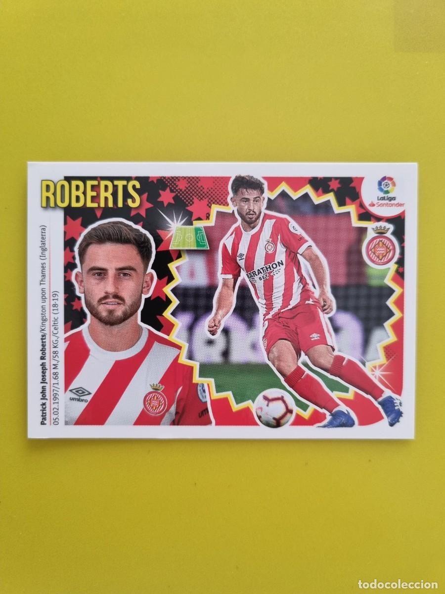 Coleccionismo cromos antiguos: ESTE 18 19 2018 2019 NO PEGADO SIN PEGAR ROBERTS GIRONA N&ordm;38 ULTIMOS FICHAJES AR826