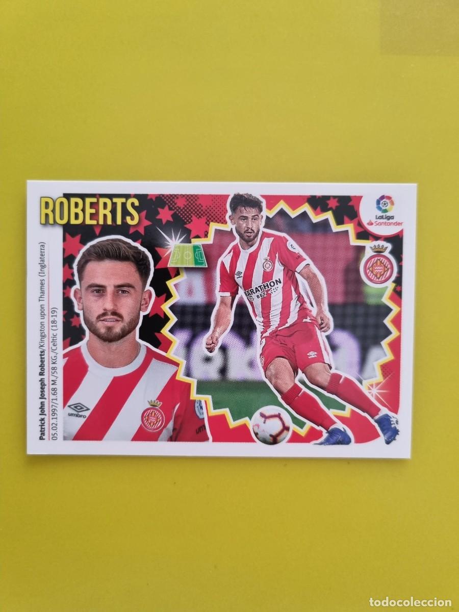 Coleccionismo cromos antiguos: ESTE 18 19 2018 2019 NO PEGADO SIN PEGAR ROBERTS GIRONA N&ordm;38 ULTIMOS FICHAJES AR826