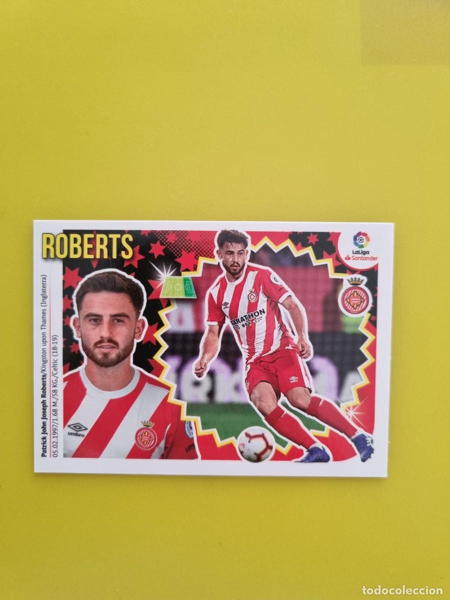 Coleccionismo cromos antiguos: ESTE 18 19 2018 2019 NO PEGADO SIN PEGAR ROBERTS GIRONA N&ordm;38 ULTIMOS FICHAJES AR826