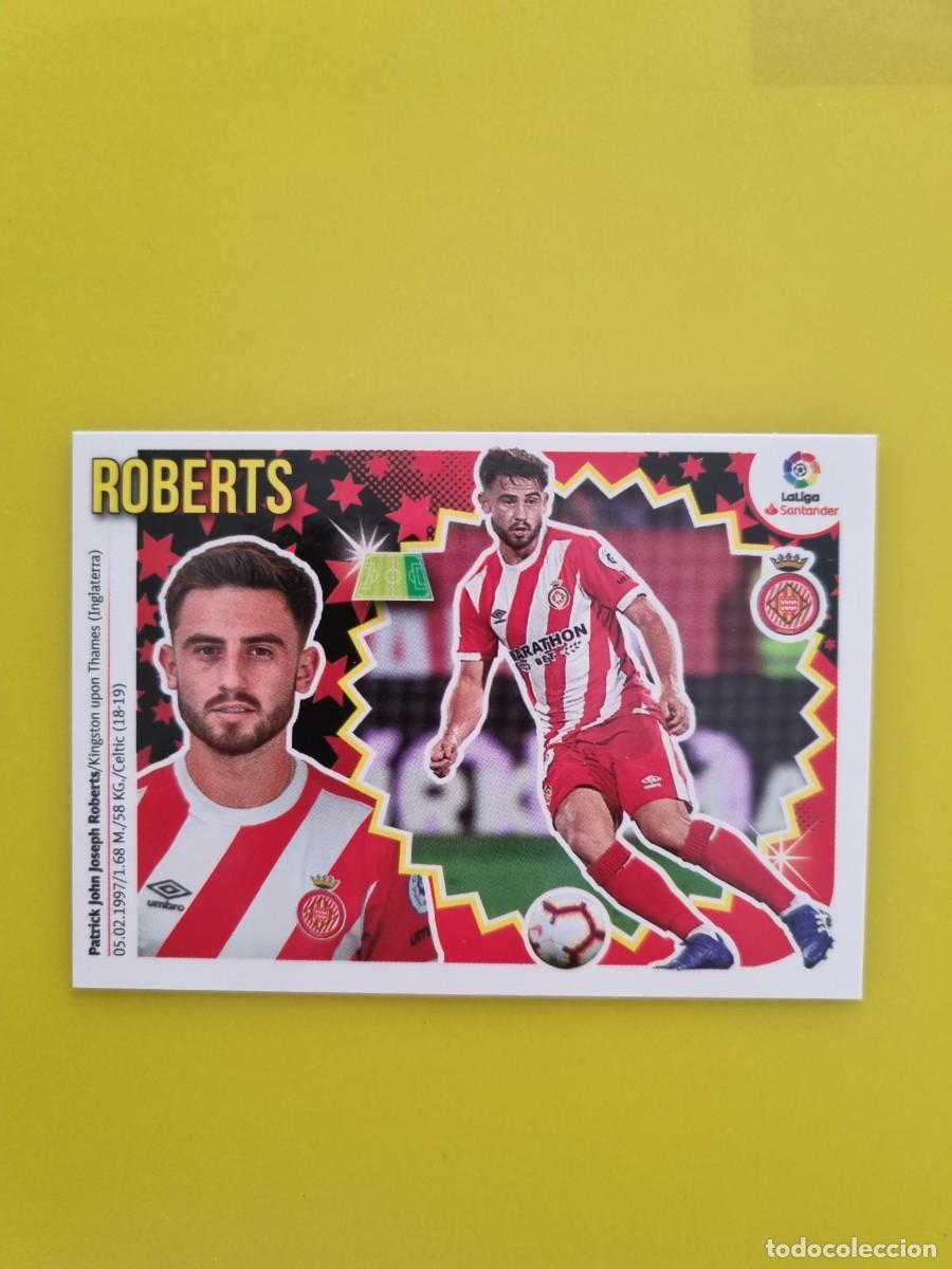 Coleccionismo cromos antiguos: ESTE 18 19 2018 2019 NO PEGADO SIN PEGAR ROBERTS GIRONA N&ordm;38 ULTIMOS FICHAJES AR826
