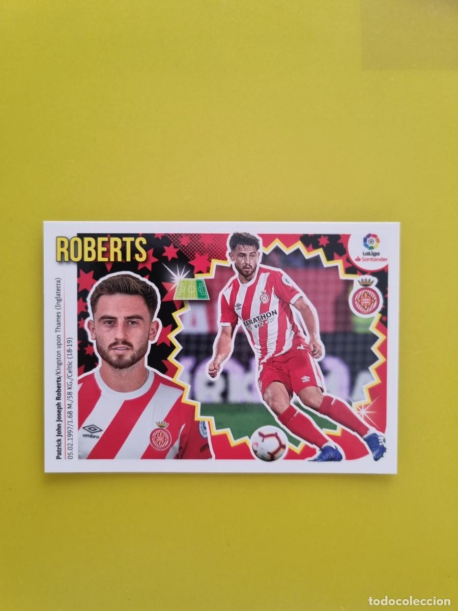 Coleccionismo cromos antiguos: ESTE 18 19 2018 2019 NO PEGADO SIN PEGAR ROBERTS GIRONA N&ordm;38 ULTIMOS FICHAJES AR826