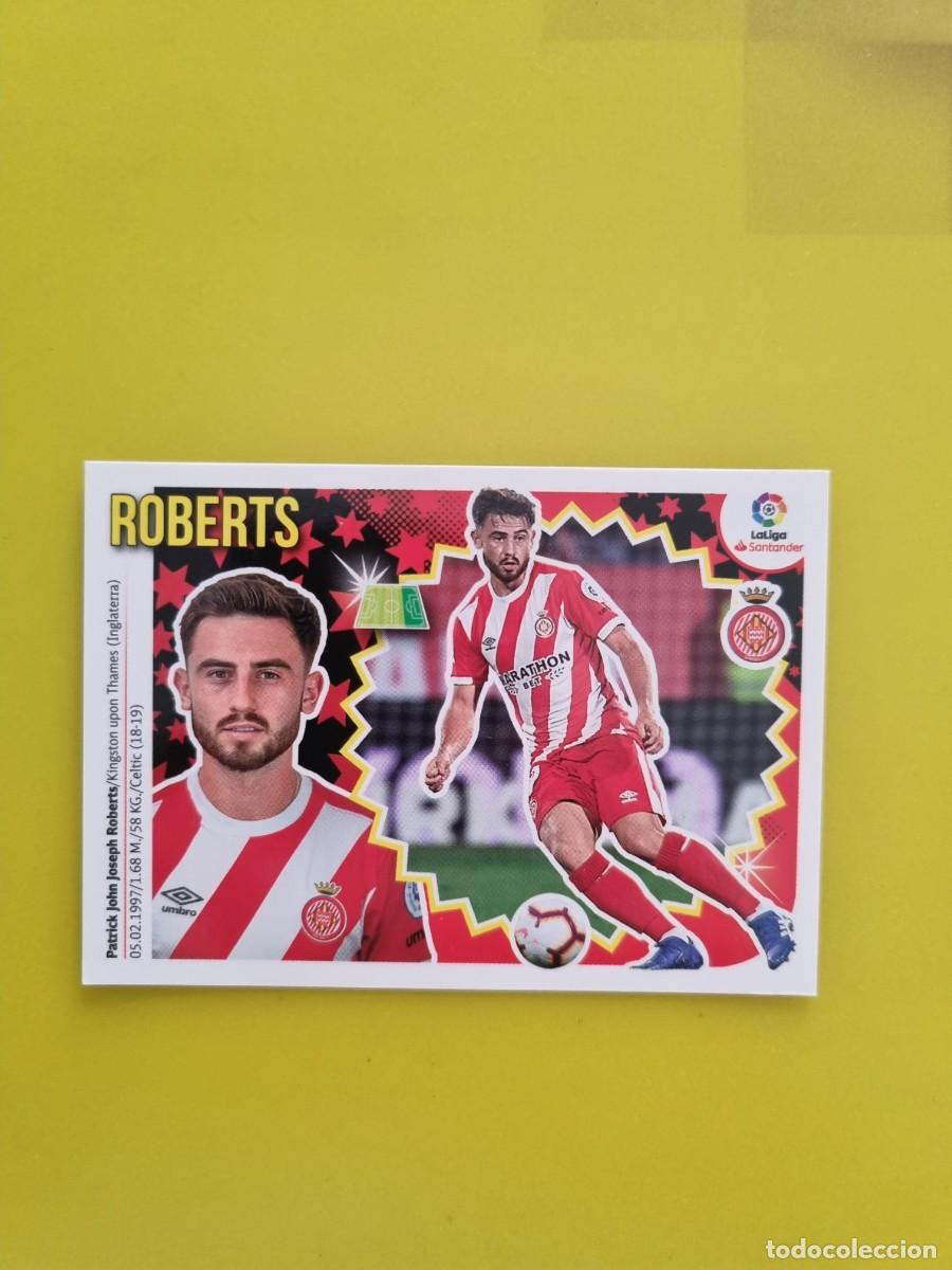 Coleccionismo cromos antiguos: ESTE 18 19 2018 2019 NO PEGADO SIN PEGAR ROBERTS GIRONA N&ordm;38 ULTIMOS FICHAJES AR826