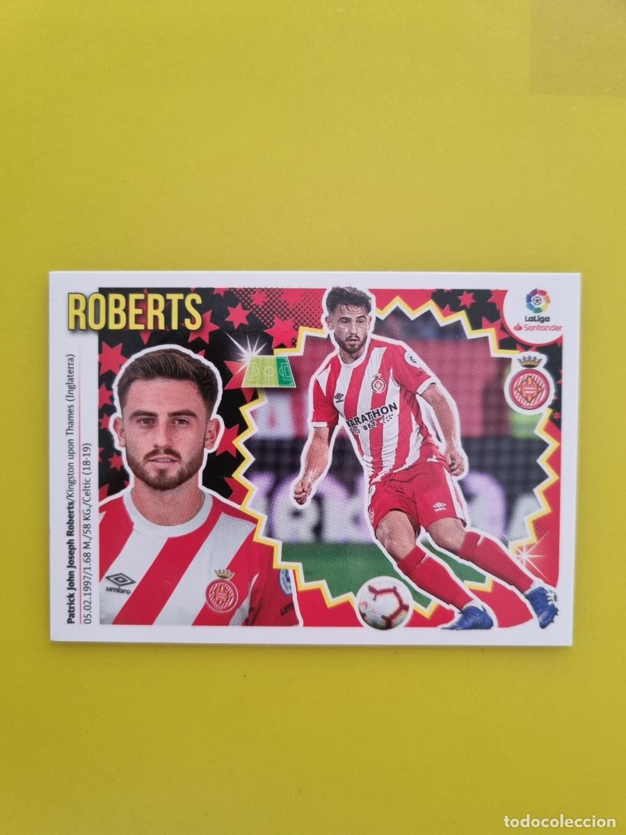 Coleccionismo cromos antiguos: ESTE 18 19 2018 2019 NO PEGADO SIN PEGAR ROBERTS GIRONA N&ordm;38 ULTIMOS FICHAJES AR826